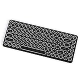 PENNA Keycaps Set For Penna Keyboard US Key Layout (Chrome Black)