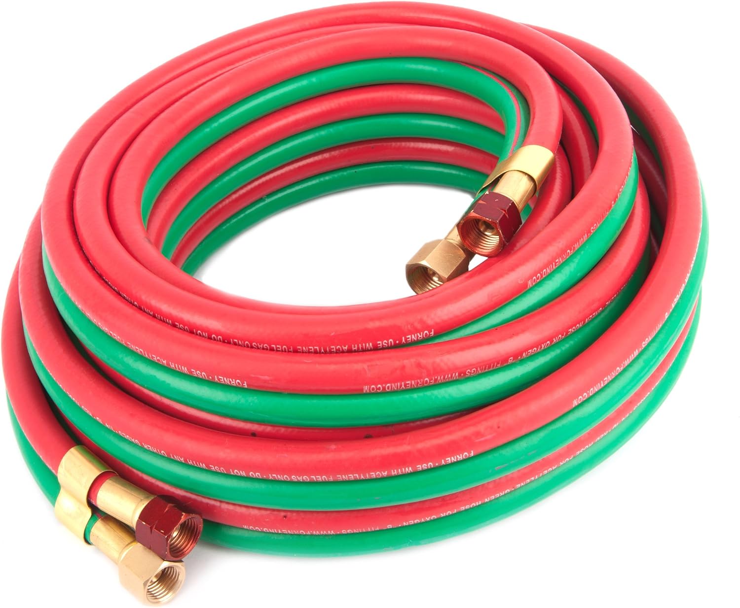 Forney 86145 Oxygen Acetylene Hose, R-Grade, 1/4-Inch by 25-Feet
