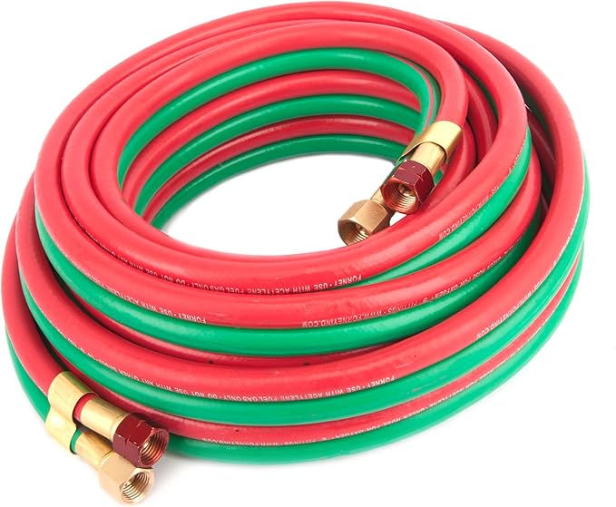 Forney 86145 Oxygen Acetylene Hose, RGrade, 1/4Inch by 25Feet