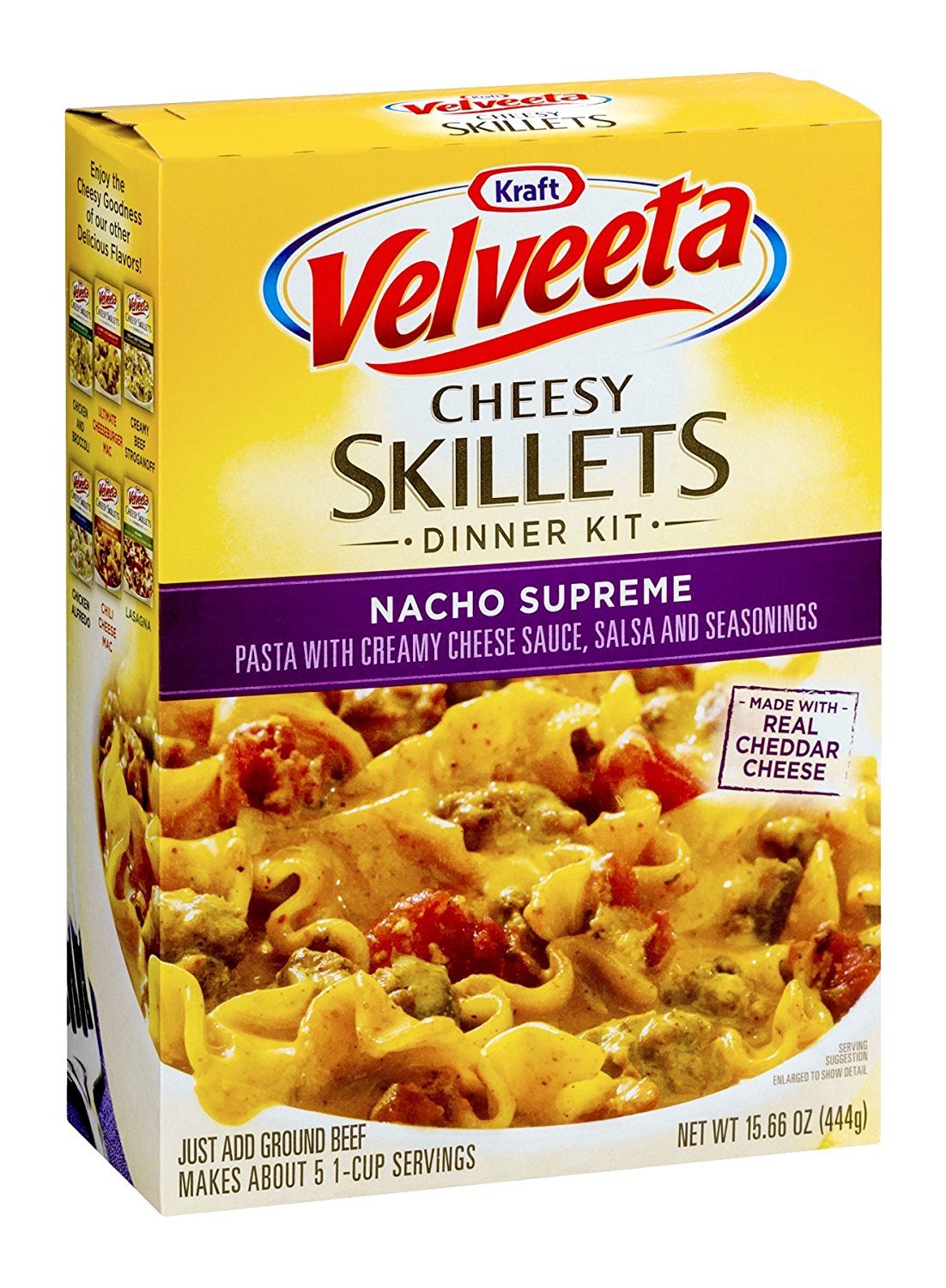 Velveeta cheesy skillets dinner kit nacho supreme (021000034031)