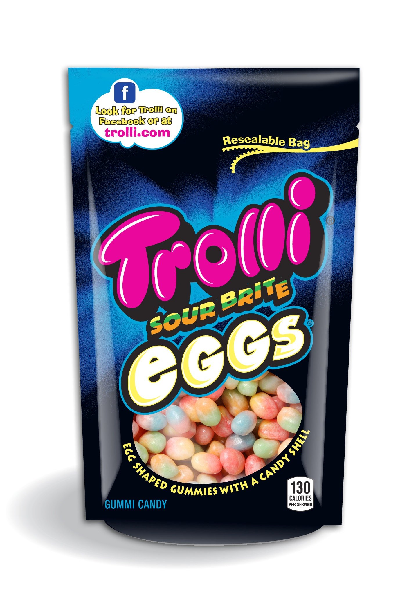 Trolli Sour Brite Eggs, 10 Ounce Bag, Pack of 6 Buy Online in United