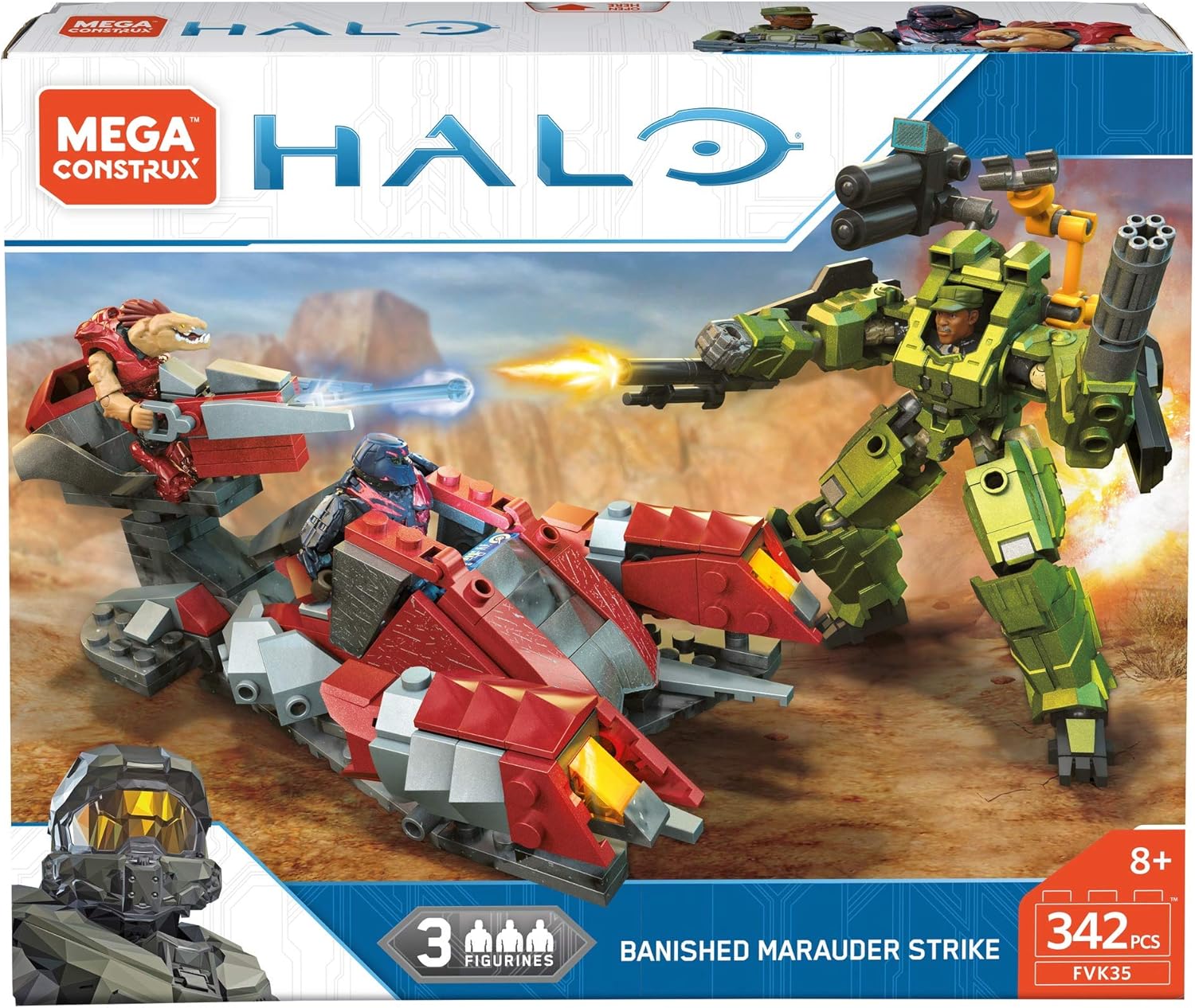 halo mega construx banished marauder