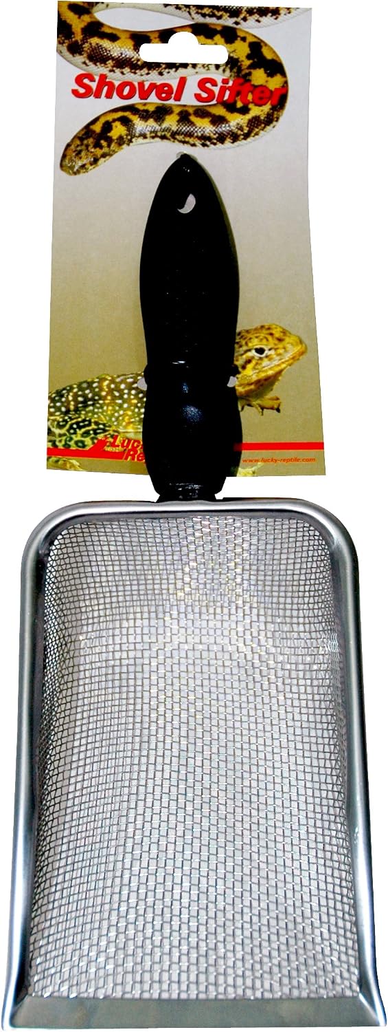 Lucky Reptile Shovel Sifter Substrate Cleaning Sand Strainer, 1 Stück (1er Pack)