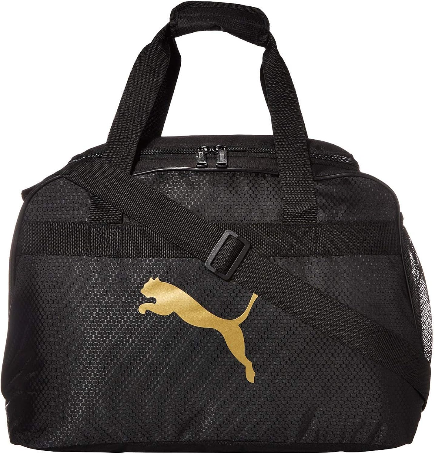 PUMA Evercat Defiance Duffel Bag Black/Gold One Size Shoes