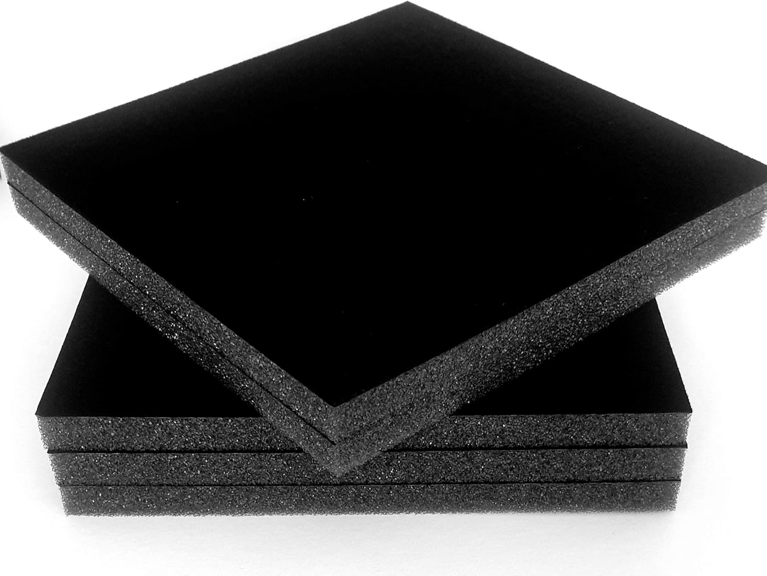 Black Sponge Foam Inserts For Jewellery Gift Box, Storage Tray Pack