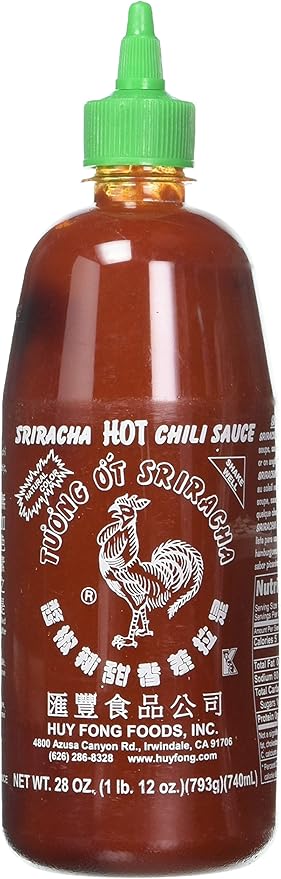 Amazon Com Sriracha Hot Chili Sauce Large Bottle 740ml 28oz X 2 Pack Garden Outdoor Amazon Com Sriracha Hot Chili Sauce Large Bottle 740ml 28oz X 2 Pack Garden Outdoor