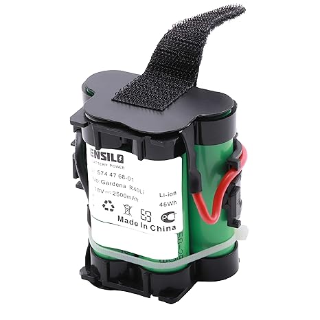 INTENSILO Akku passend für Gardena R38Li, R40Li, R45Li, R50Li, R70Li, R75Li, R80Li, 124562 Mähroboter Rasenroboter - (Li-Ion,