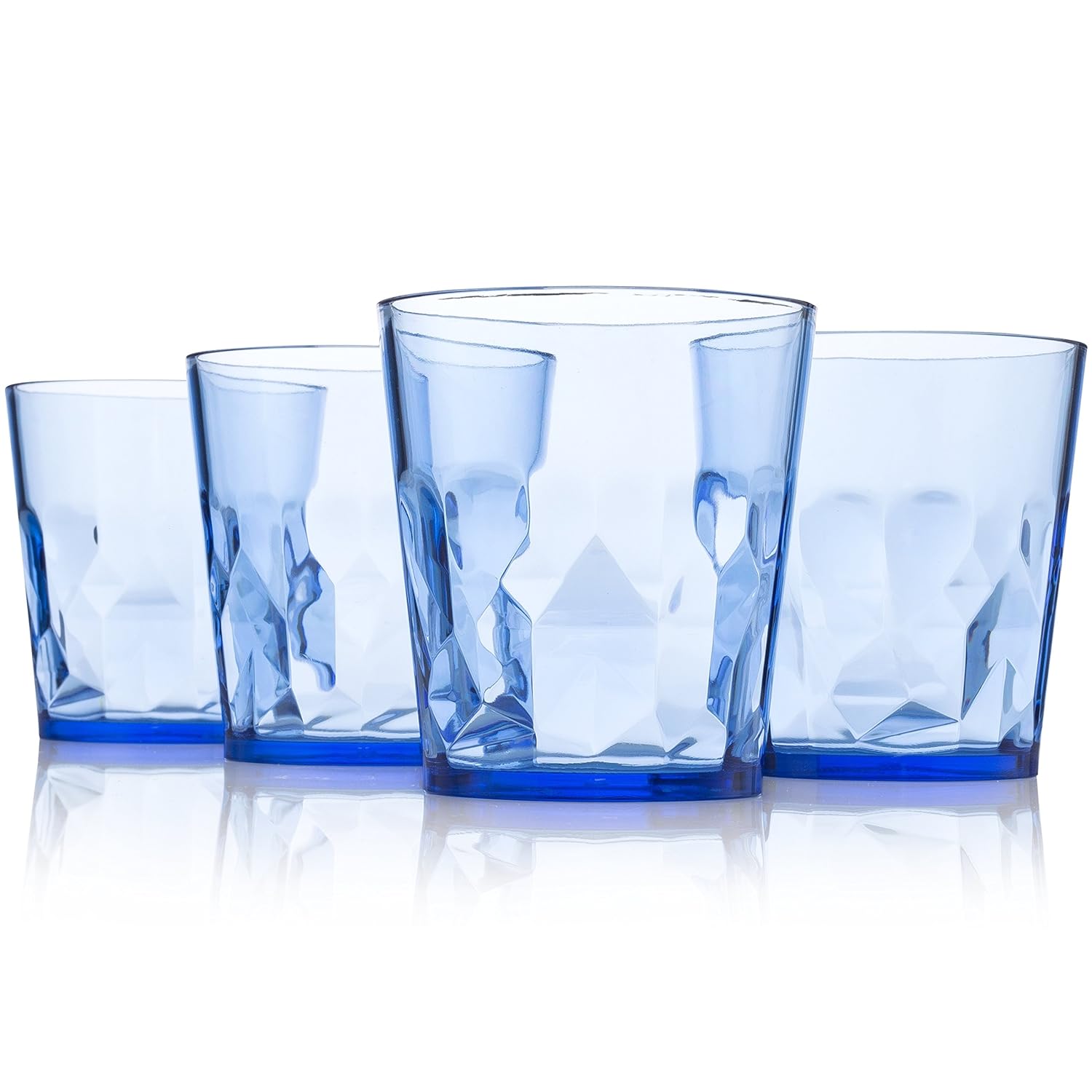 Amazon 8 oz Premium Juice Glasses Set of 4 Unbreakable Tritan