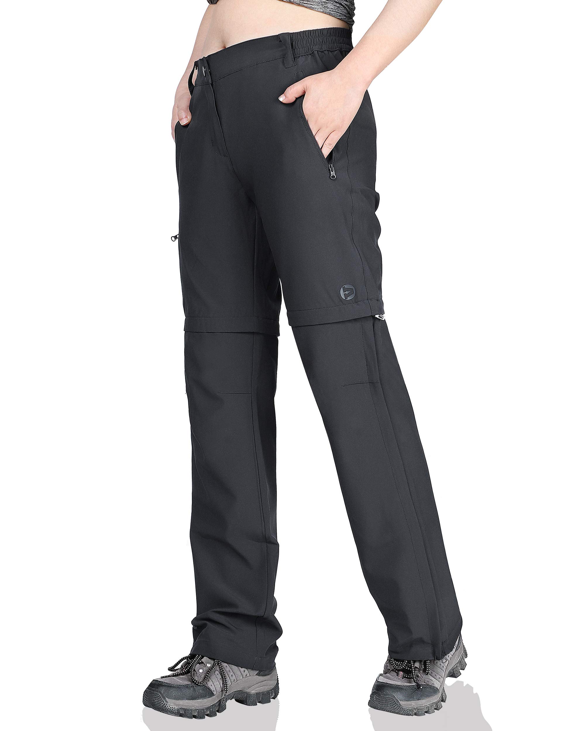 Women's Convertible Pants, Quick Dry Hiking Zip-Off Pants, Stretch Lightweight Cargo Pants