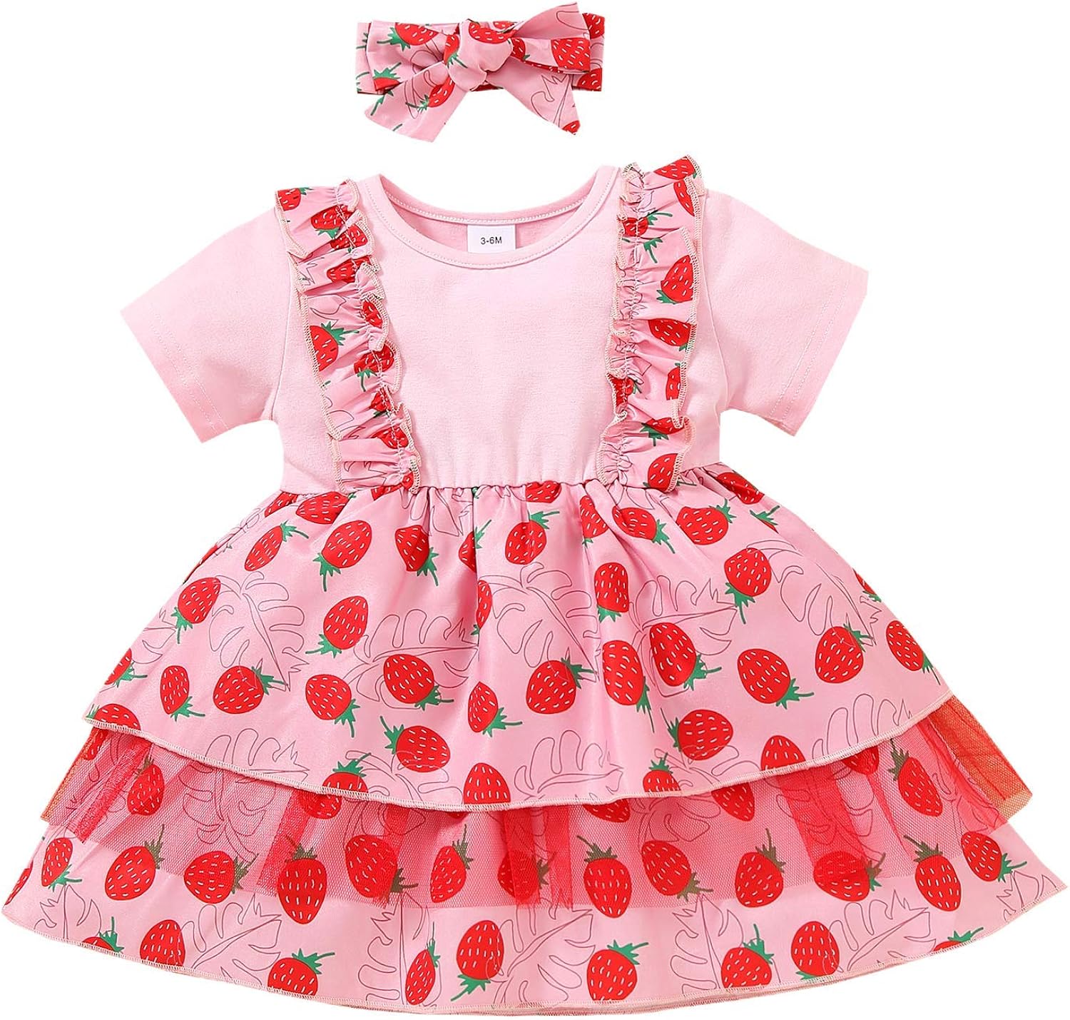 BESTOYARD Gonna Tutu Per Neonata E Bambina – Fascia Elastica, Colore Rosato, Taglia M, Morbida E Leggera