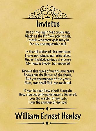 Image result for invictus poem