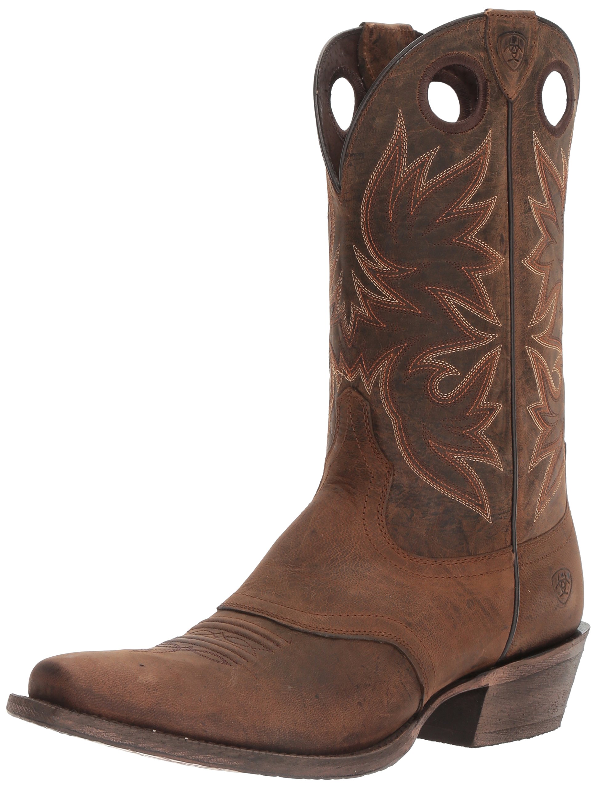 Ariat Men's Circuit Striker Western Cowboy Boot, Weathered Brown, 11 D