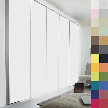 SUNWORLD Schiebegardinen nach Maß, hochqualitative Wertarbeit, alle Größen verfügbar, Maßanfertigung, Schiebevorhang, Raumtei