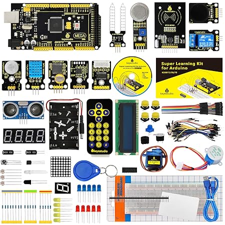 KEYESTUDIO Mega 2560 R3 Projekt Super Starter Kit für Arduino mit Tutorial Buch Arduino STEM Ausbildung