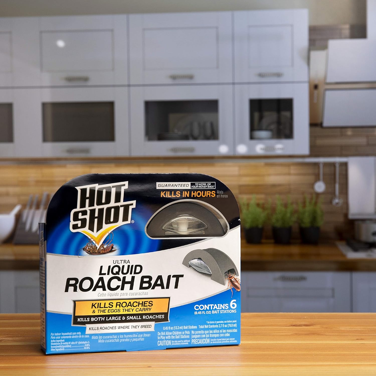 Hot Shot HG-95789 Roach Killer, 6-Count, Brown/A: Industrial & Scientific