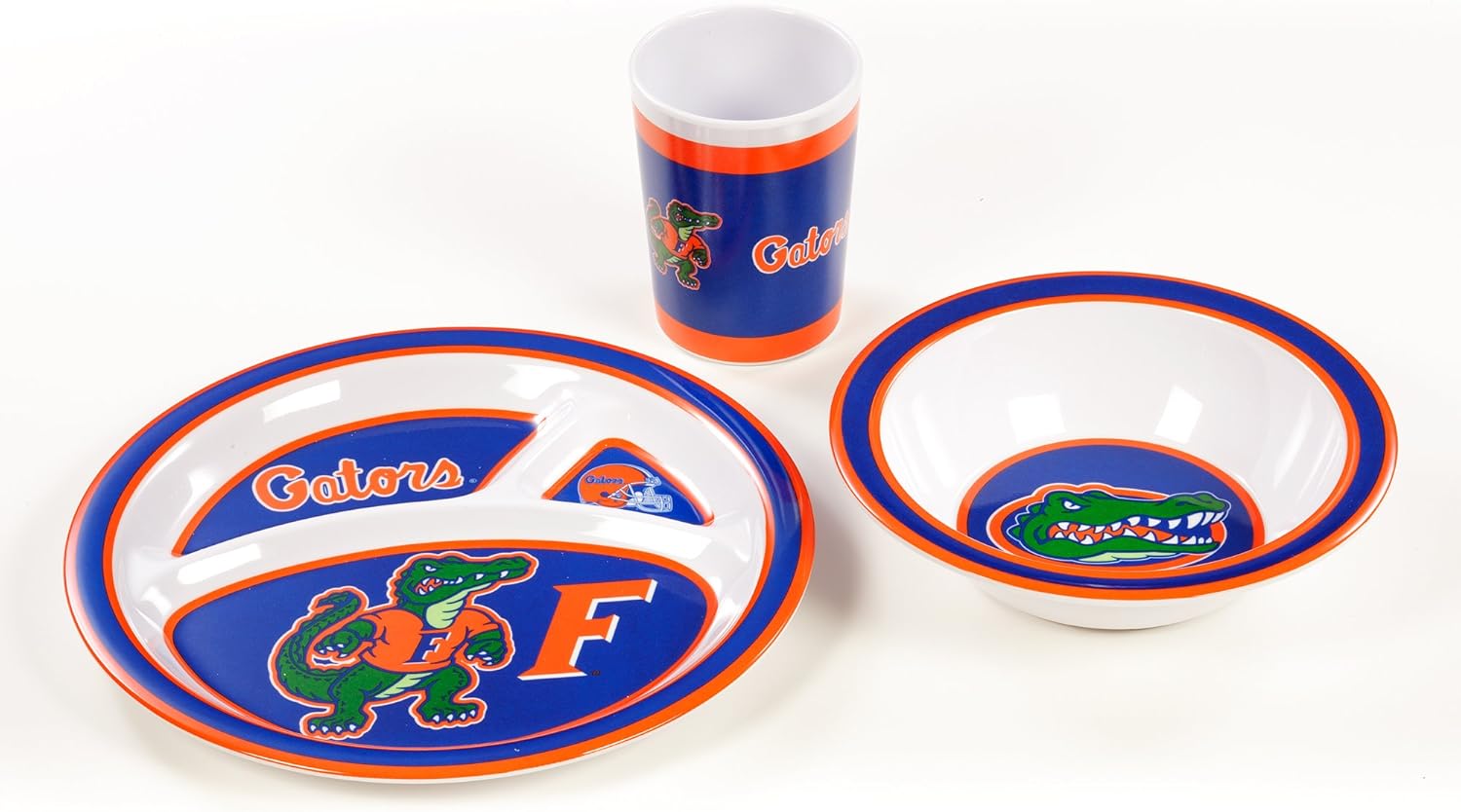 NCAA Florida Gators Kid's Dish Set (3Piece) Sports & Outdoors
