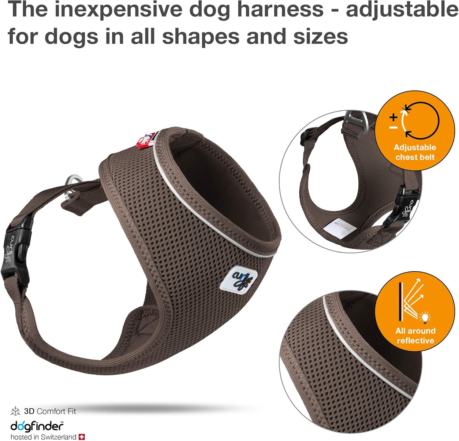 Basic Harness Air-Mesh Brown S - Image 4
