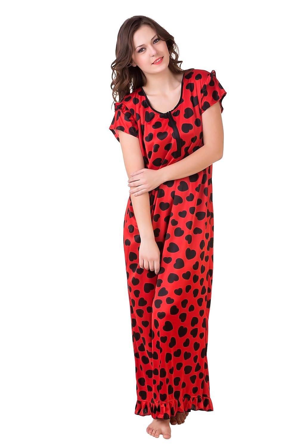 masha women's satin nighty