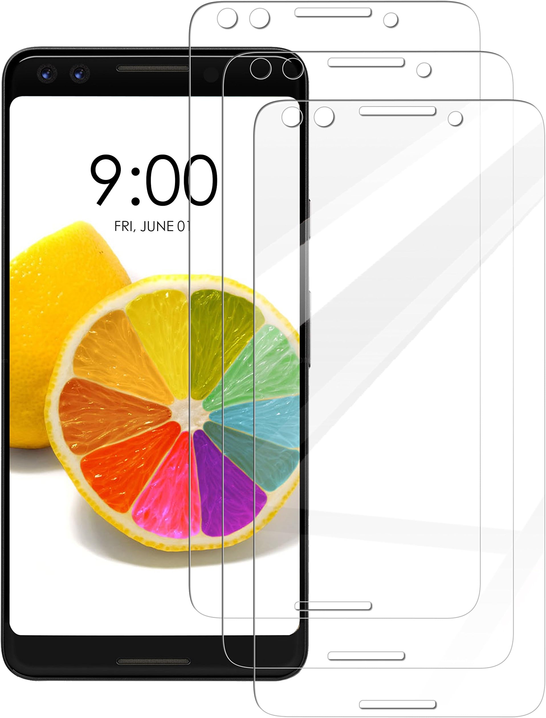 [3 Pack] INGLE Compatible with Google Pixel 3 Screen Protector,9H Hardness Bubble Free Tempered Glass with Lifetime Replacement Warranty