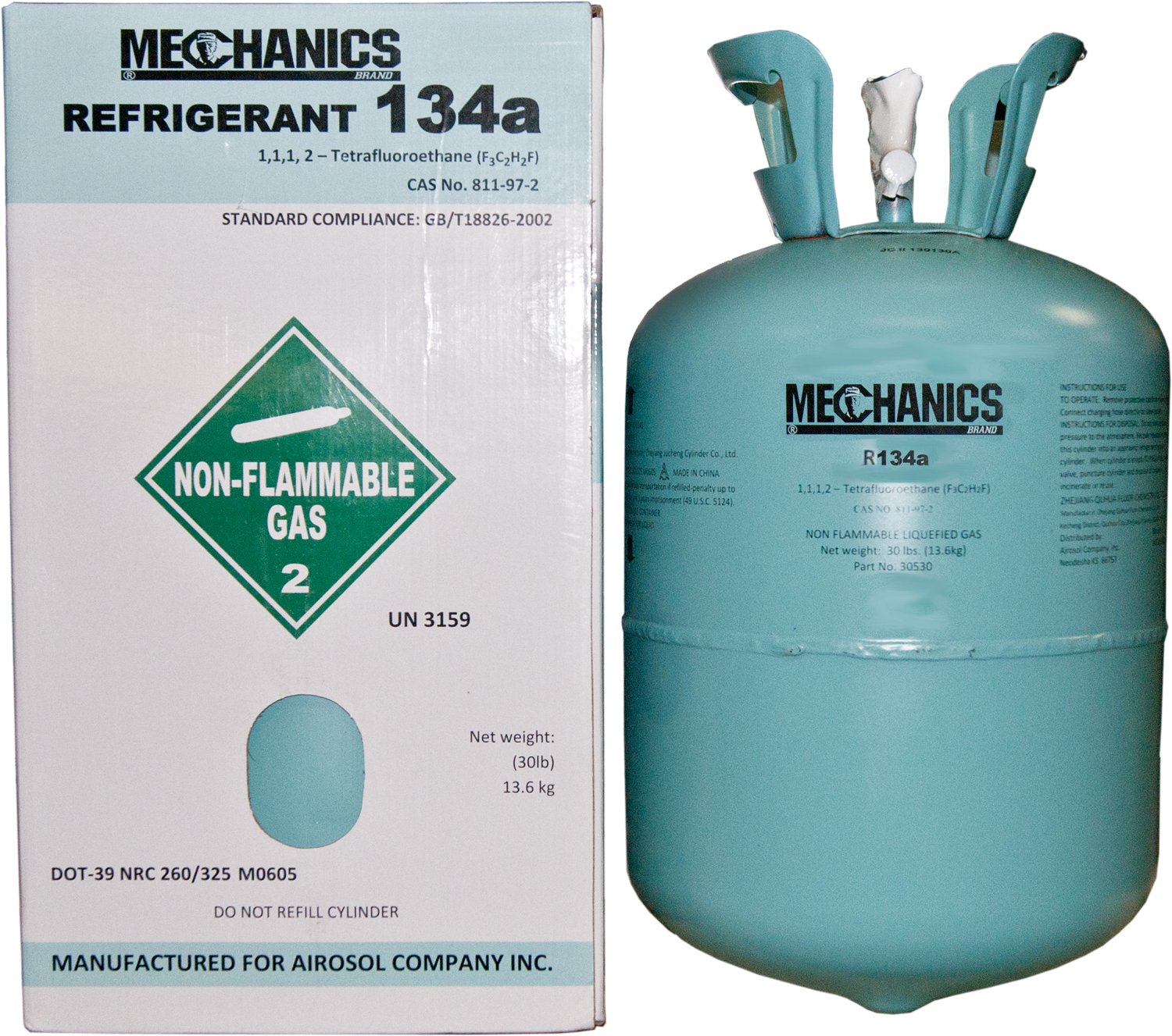 Amazoncom Auto R134A Refrigerant 30 Lbs Tank R 134a R134 R 134a