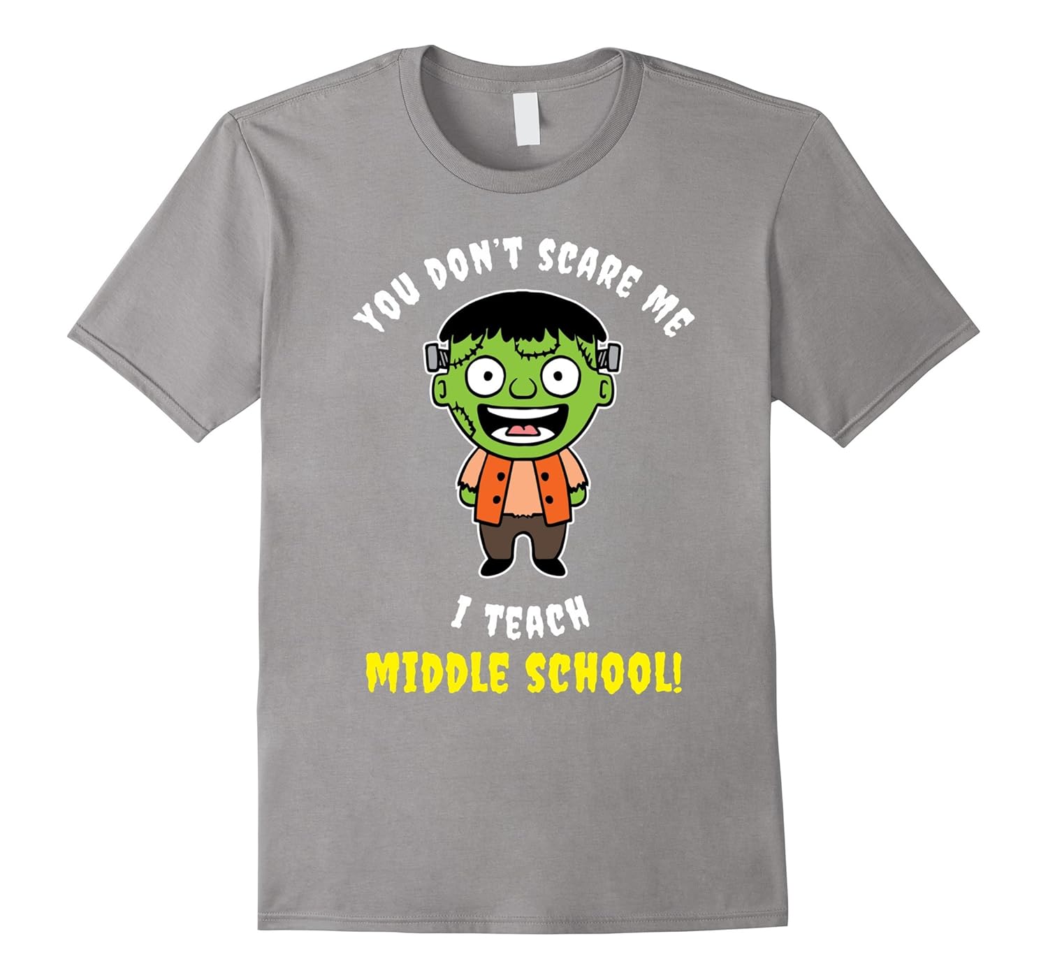 Funny Halloween Middle School Teacher Shirt-ANZ