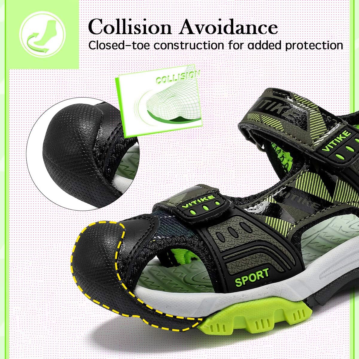 Kids Sandals Boys Outdoor Hiking Sports Sandal Girls Pool Beach Shoes Summer Water Shoe Sneakers: Shoes