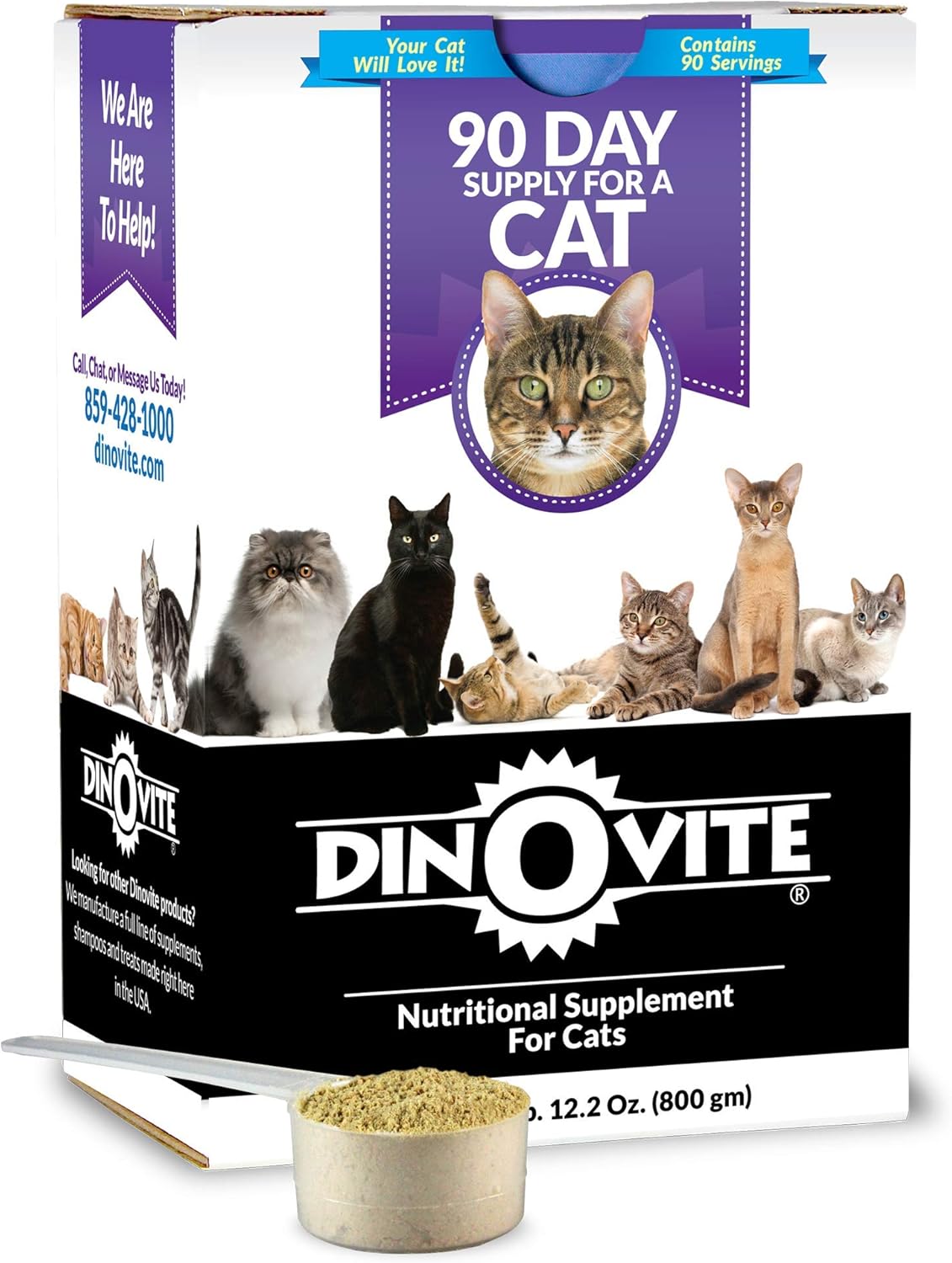 Dinovite for Cats Supplement 