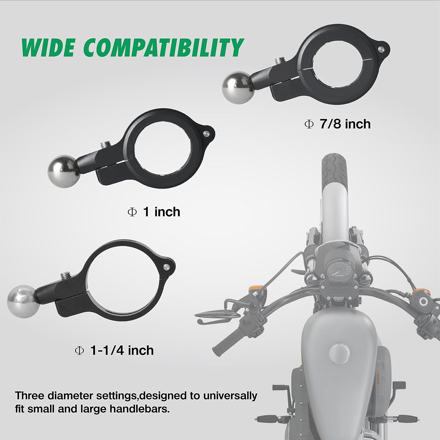 rydonair motorcycle phone mount