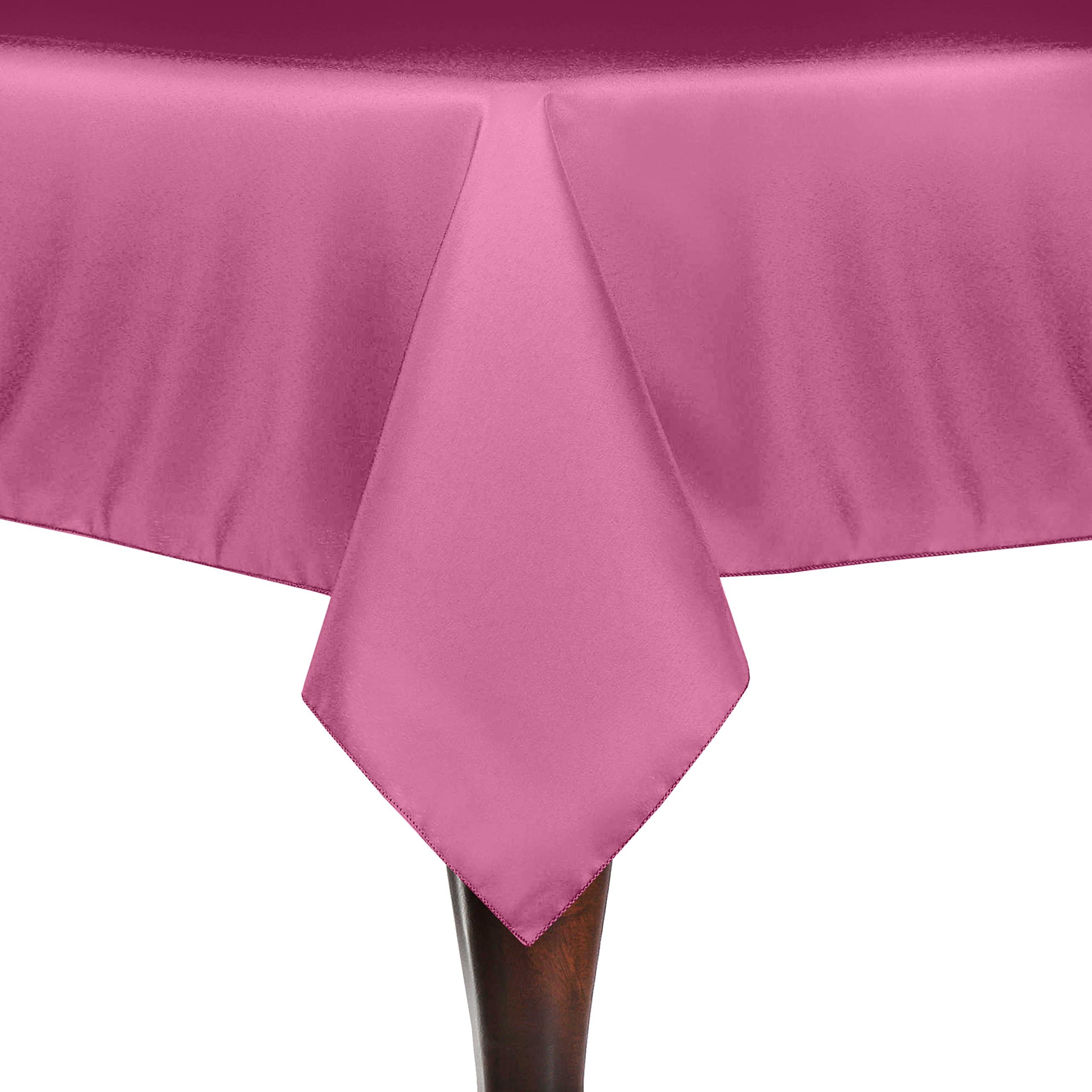 Ultimate Textile 72 x 72-Inch Square Polyester Linen Tablecloth Watermelon