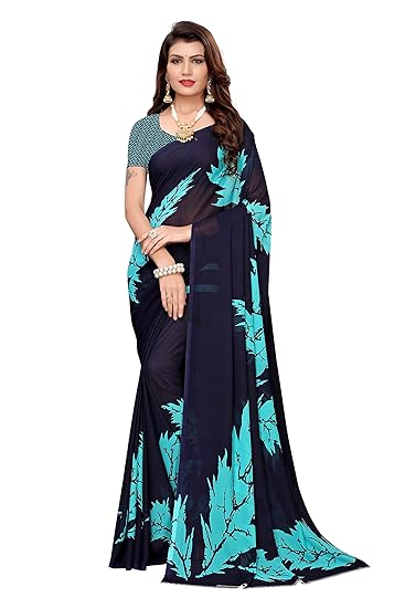 Georgette Saree with Blouse Piece