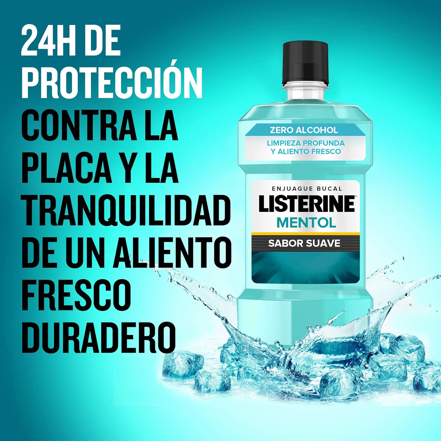 Enjuague bucal Listerine Mentol 500ml por 2,49€ ¡¡53% de descuento!!