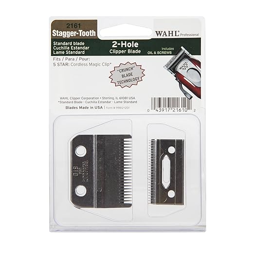 wahl keep blades oiled
