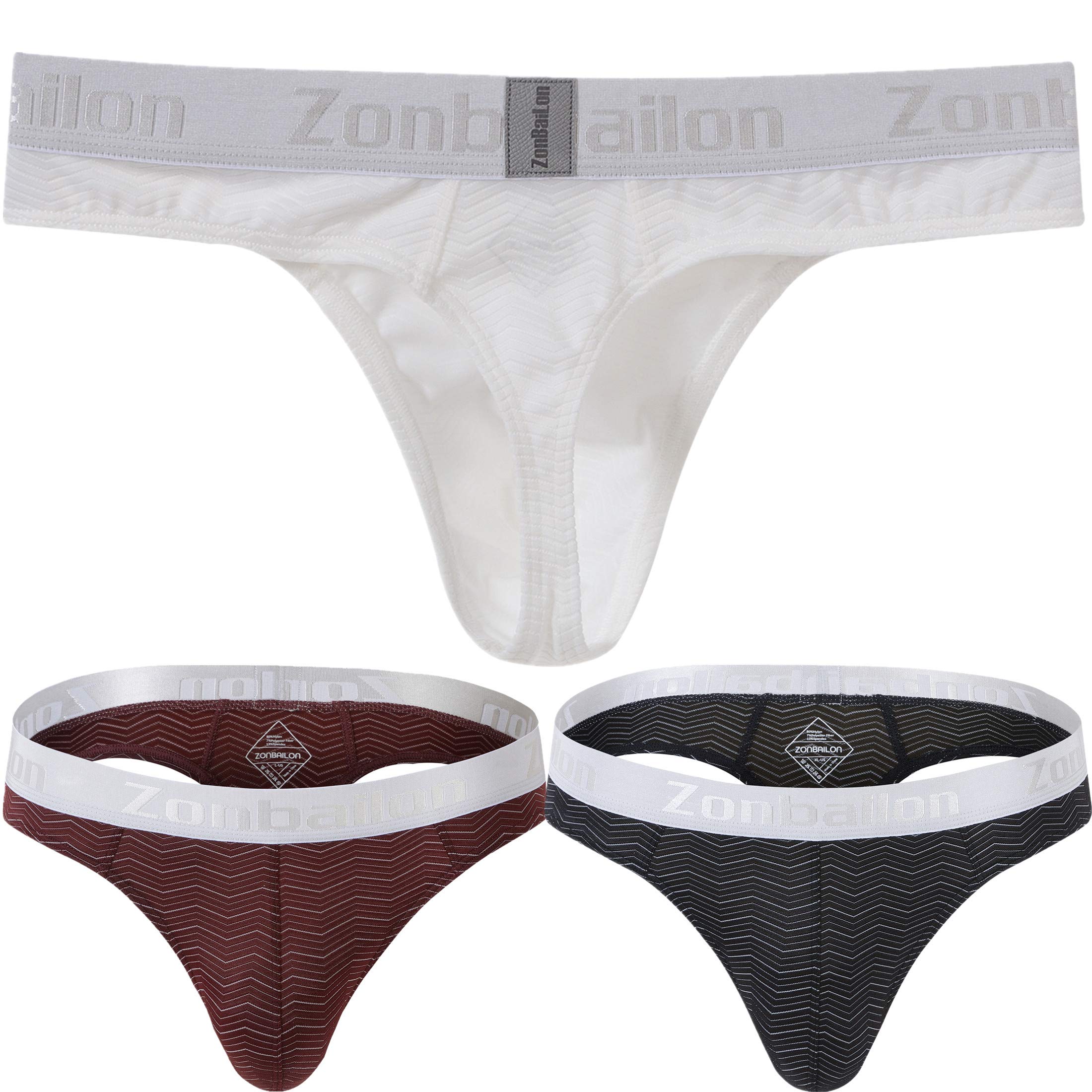 Buy Mens Sexy Thong Underwear GString JockStraps with Ball Pouch