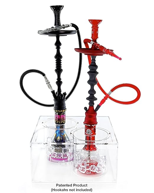 Hookah Stands "Dual Box Stand to Protect Hooka from Falling