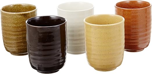 Amazon エールネット Ale Net 匠ものがたり 湯呑揃 湯呑 5客 セット 美濃焼 湯呑み オンライン通販