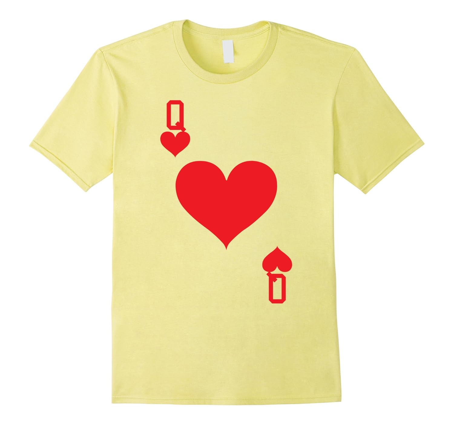 Queen of Hearts - Playing Card Halloween Costume T-Shirt-ANZ