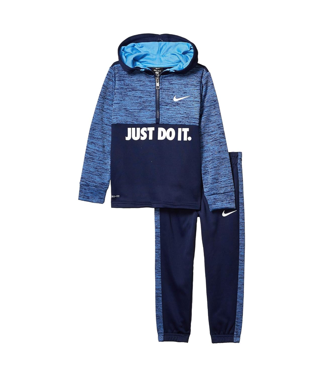 Nike Kids Boy's Therma Fleece 1/4 Zip Hoodie/Joggers Set (Little Kids