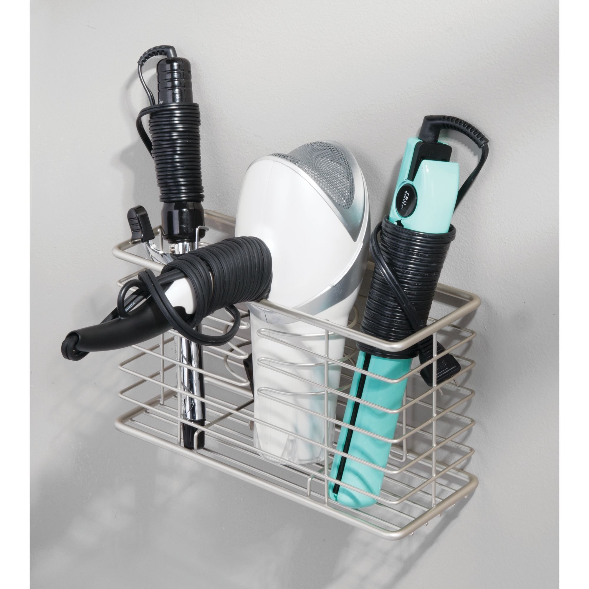 Curling Wand Holds Hot Tools Mdesign Farmhouse Metal Wire Bathroom
