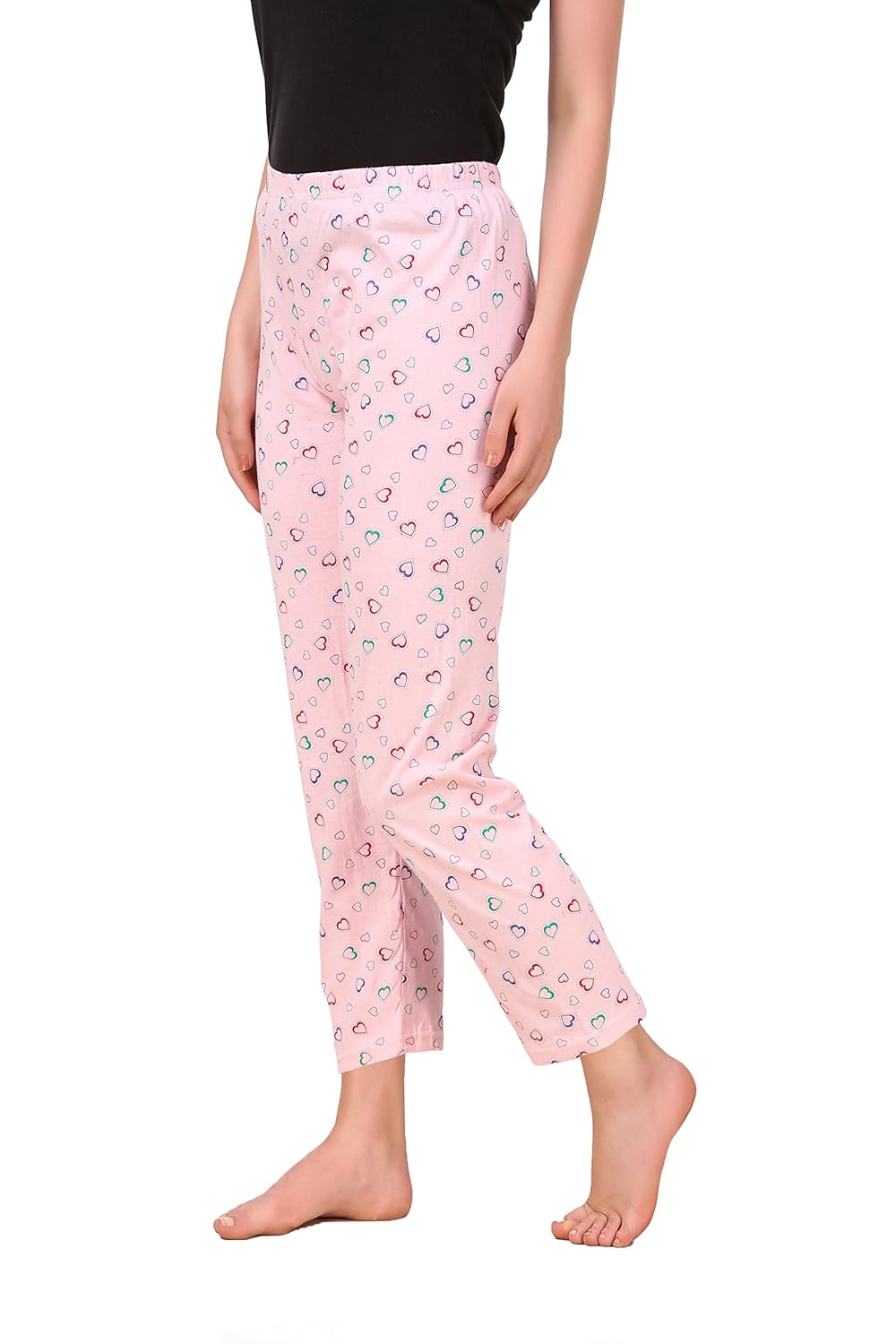 masha women's cotton printed multicolor pyjama