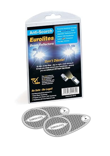 Unbekannt Eurolites N92160 Headlamp Adaptors for Driving in Europe