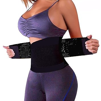 SchwabMarken Sport Powergürtel Waisttrainer Taillengürtel Korsett, Powerbelt, Cincher, Shaper, Unterstützung fürs Training, F