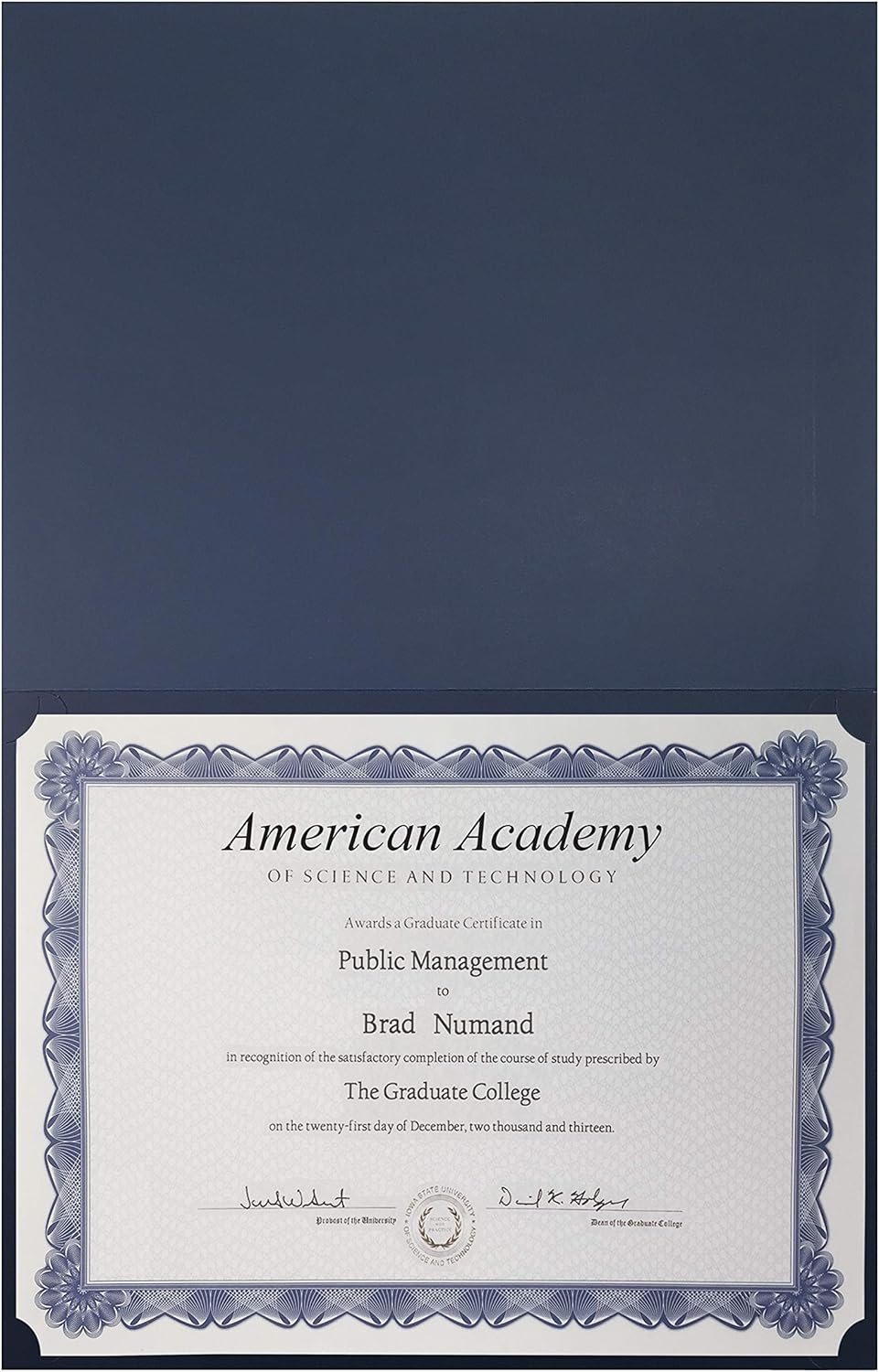 25 Pack Navy Blue Certificate Holders, Diploma Holders, Document Covers with Gold Foil Border, by Better Office Products, for Letter Size Paper, 25 Count, Blue : Office Products