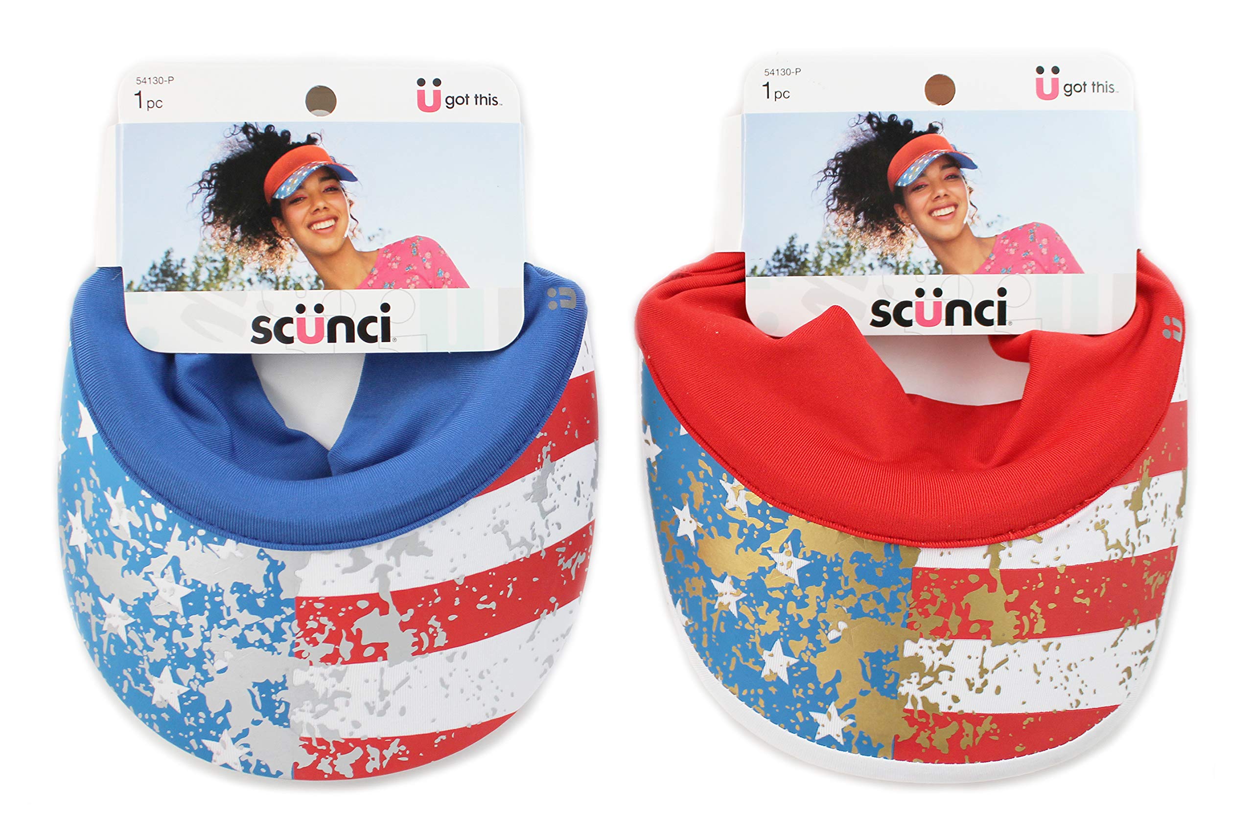 Hair Visor Cap (Faded Stars \u0026 Stripes 