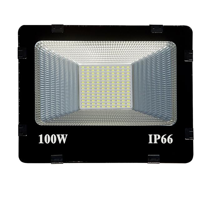 100W Led IP65 Flood Outdoor Light 1 year warranty - Cool Day Light