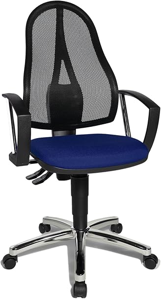 Topstar Point 60 Net Chaise De Bureau Avec Accoudoirs Fixes A1 Tissu Bleu Noir 54 X 47 X 109 Cm Amazon Fr Cuisine Maison Topstar Point 60 Net Chaise De Bureau Avec Accoudoirs Fixes A1 Tissu Bleu Noir 54 X 47 X 109 Cm Amazon Fr Cuisine Maison