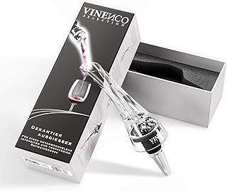 Dekantierausgießer mit Belüfter - Tropffreier Wein Dekanter Flaschenausgießer, glasweise Belüftung | Rotwein Dekantierer Weinbelüfter, Flaschen Belüfter Aufsatz - Geschenk Frau Mann Geburtstag