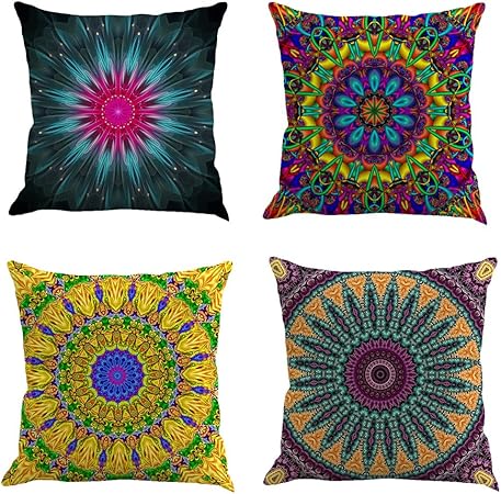 Ocjemotablecloths 4 Pieces Modeles De Style Boheme De Plage