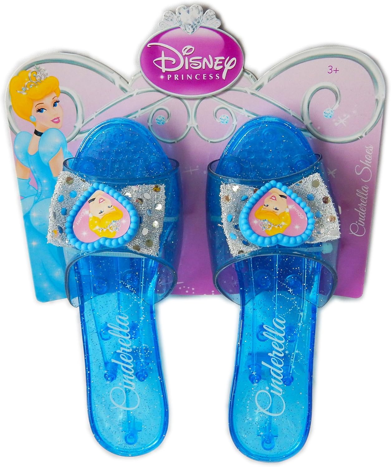 clear princess shoes