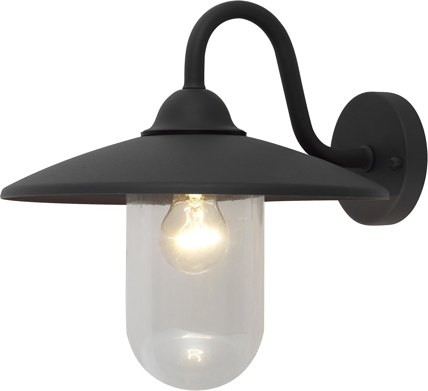 Action Außenleuchte Outdoor-line, 1-flammig, Serie Queens, 1x E27 60 W, 30 x 30,5 x 34,4 cm, anthrazit 476601880000