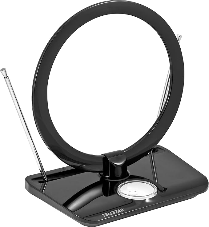 Telestar 5102226 Antenna 11 LTE aktive DVB-T/DVB-T2 Antenne (FullHD, Verstärkung: 45 dB, LTE Filter, 230V, optional 12V) schw